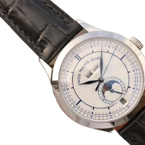 Patek Philippe Complications 5396G-001 White Gold Silvery Dial Super Clone 1:1 Replica Watch | V-UNION