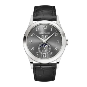 Patek Philippe Complications 5396G-014 White Gold Blue Sunburst Super Clone 1:1 Replica Watch | V-UNION