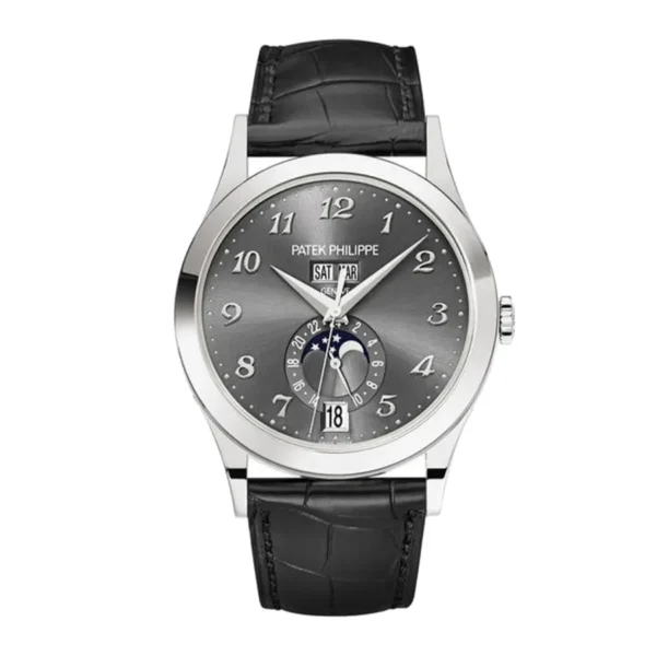 Patek Philippe Complications 5396G-014 White Gold Blue Sunburst Super Clone 1:1 Replica Watch | V-UNION