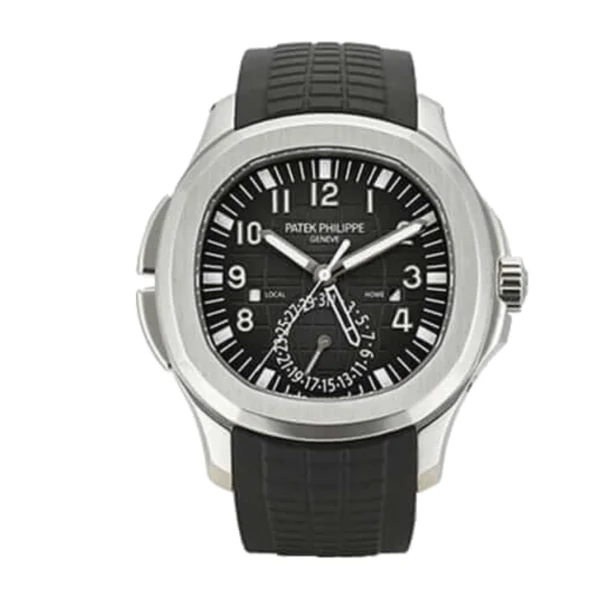 patek-philippe-dual-time-replica-123.webp Patek Philippe Aquanaut Travel Time 5164A-001 Dual Time Supreme Super Clone 1:1 Replica Watch | V-UNION