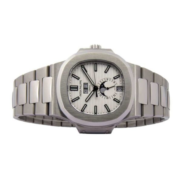 patek-philippe-nautilus-5726-white-dial-2.jpg Patek Philippe Nautilus Annual Calendar 5726 White Dial Super Clone 1:1 Replica Watch | V-UNION