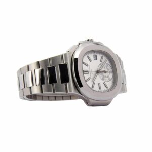 Patek Philippe Nautilus Chronograph 5980/1A-019 White Dial Super Clone 1:1 Replica Watch | V-UNION