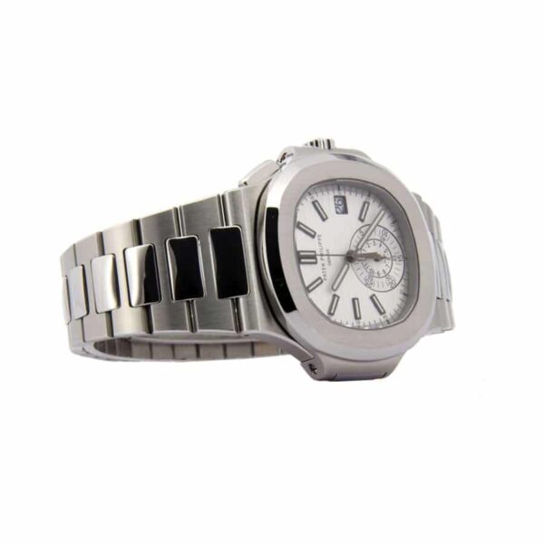 Patek Philippe Nautilus Chronograph 5980/1A-019 White Dial Super Clone 1:1 Replica Watch | V-UNION