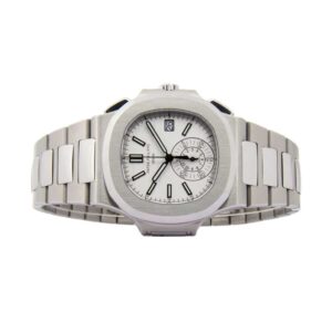 Patek Philippe Nautilus Chronograph 5980/1A-019 White Dial Super Clone 1:1 Replica Watch | V-UNION