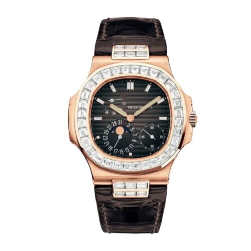 patek-philippe-nautilus-genuine-baguette-diamond-5724r-001-replica.jpg Patek Philippe Nautilus 5724 Baguette Diamonds 1:1 Super Clone 1:1 Replica Watch | V-UNION