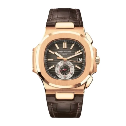 Patek Philippe Nautilus Chronograph 5980R Rose Gold Supreme Super Clone 1:1 Replica Watch | V-UNION