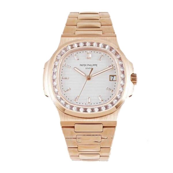 patek-philippe-nautilus-rose-gold-white-dial-7122-1r-001-replica.jpg Patek Philippe Nautilus 7122/1R-001 Rose Gold Diamond Superior Super Clone 1:1 Replica Watch | V-UNION