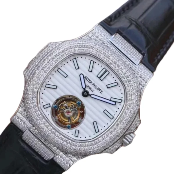patek-philippe-nautilus-tourbillion-white-dial-5711-jumbo-replica-1.webp Patek Philippe Nautilus 5711 Tourbillon Jumbo White Dial Near Original Super Clone 1:1 Replica Watch | V-UNION