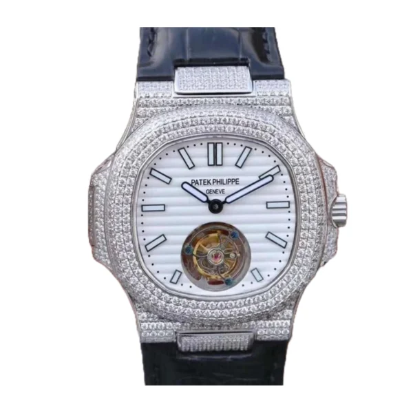patek-philippe-nautilus-tourbillion-white-dial-5711-jumbo-replica-6.webp Patek Philippe Nautilus 5711 Tourbillon Jumbo White Dial Near Original Super Clone 1:1 Replica Watch | V-UNION