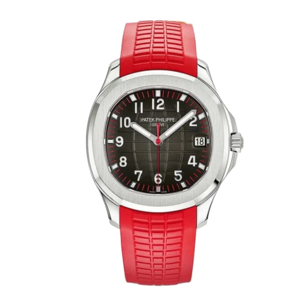 patek-red-chronograph-replica-2.webp Patek Philippe Aquanaut 5167A Red Dial Super Clone 1:1 Replica Watch | V-UNION