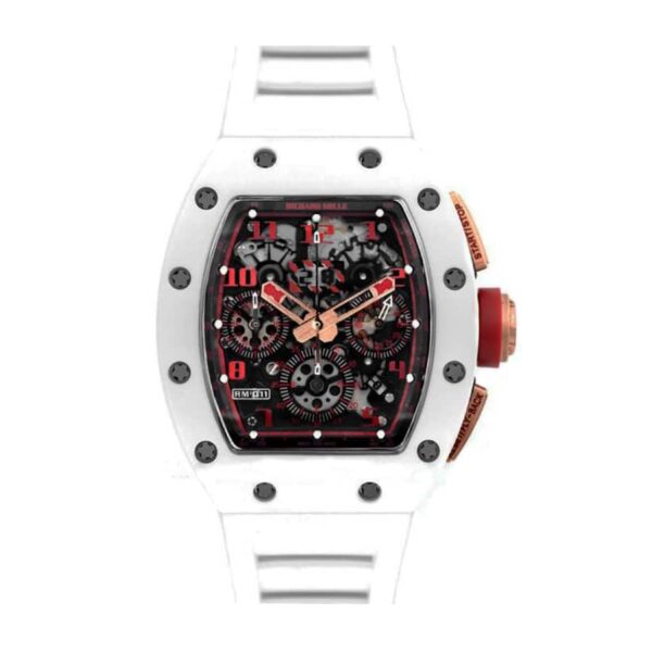 richard-mille-rm011-fm-flyback-chronograph-white-demon-limited-chronograph-replica.jpg Richard Mille RM 011 White Demon Chronograph Super Clone 1:1 Replica Watch | V-UNION