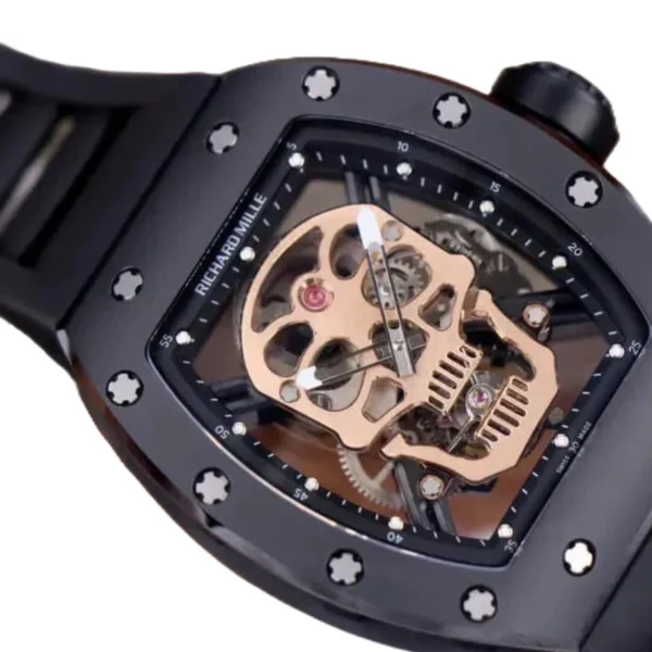 richard-mille-rm52-01-tourbillion-rose-gold-dial-replica-3.webp Richard Mille RM 52-01 Tourbillon Skull Rose Gold Super Clone 1:1 Replica Watch | V-UNION