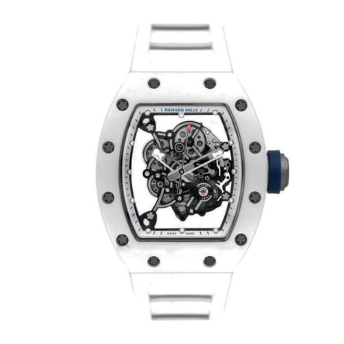 richard-mille-rm55-kv-white-ceramic-bubba-watson-japan-blue-skeleton-dial-m8215-replica.jpg Richard Mille RM 055 Bubba Watson Elite Super Clone 1:1 Replica Watch | V-UNION