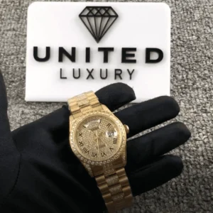 Rolex Day-Date Iced Out Super Clone 1:1 Replica Watch | V-UNION