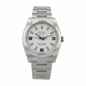 rolex-air-king-stainless-steel-114200.jpg Rolex Air-King 114200 “White Dial” Elite Clone Edition