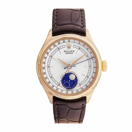 rolex-cellini-moonphase-white-dial-new-50535-replica.jpg Rolex Cellini 50535 Moonphase Super Clone 1:1 Replica Watch | V-UNION