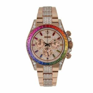 rolex-cosmograph-daytona-rainbow-colored-baguette-bezel-rose-gold-oyster-116505-replica-1.jpg Rolex 116520 Daytona Rainbow Super Clone 1:1 Replica Watch | V-UNION