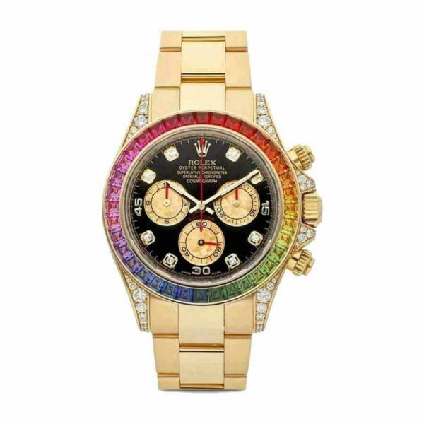 rolex-cosmograph-daytona-rainbow-replica-1-1.jpg Rolex 116520 Daytona Rainbow Super Clone 1:1 Replica Watch | V-UNION