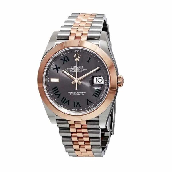 rolex-datejust-126301-0016-41mm-steel-gold-automatic-grey-dial-replica.jpg Rolex Datejust 126301 Two Super Clone 1:1 Replica Watch | V-UNION