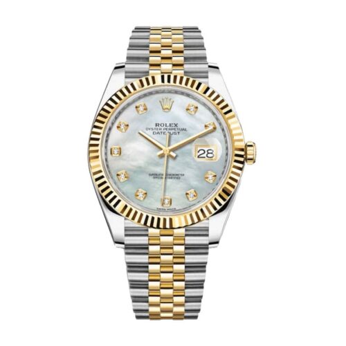 rolex-datejust-126333-yellow-gold-steel-automatic-mother-pearl-diamond-dial-jubilee-replica.jpg Rolex Datejust 126333 Mother Of Pearl Diamond Dial Ultra Fine Super Clone 1:1 Replica Watch | V-UNION