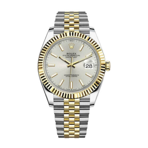 rolex-datejust-126333-yellow-gold-steel-silver-dial-jubilee-replica-1.jpg Rolex Datejust 126333 Super Clone 1:1 Replica Watch | V-UNION