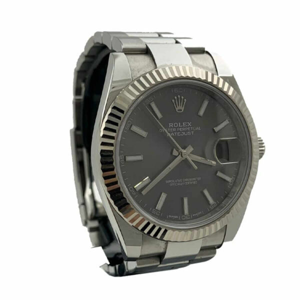 rolex-datejust-126334-steel-grey-dial-replica.jpg Rolex Datejust 126334 Rhodium Dial Super Clone 1:1 Replica Watch | V-UNION
