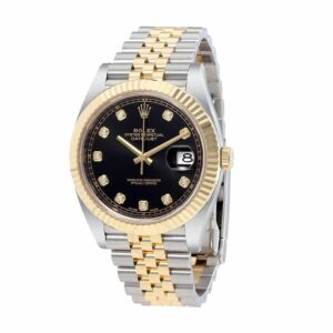 rolex-datejust-12633bkdj-steel-gold-automatic-black-dial-replica.jpg Rolex Datejust 12633BKDJ Ultra Realistic Super Clone 1:1 Replica Watch | V-UNION
