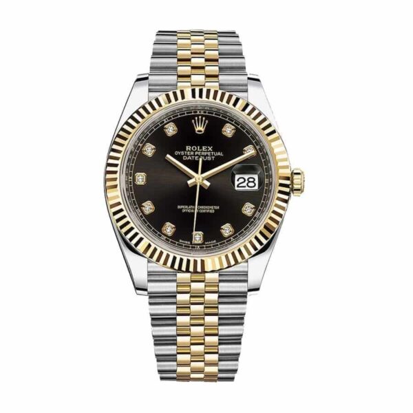 rolex-datejust-178383-31mm-steel-gold-automatic-black-dial.jpg Rolex Datejust 12633BKDJ Ultra Realistic Super Clone 1:1 Replica Watch | V-UNION