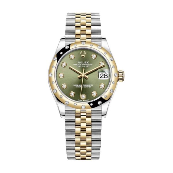 rolex-datejust-278273-31mm-yellow-gold-automatic-olive-green-set-with-diamonds-dial.jpg Rolex Datejust 2 78273 Ultra Fine Super Clone 1:1 Replica Watch | V-UNION