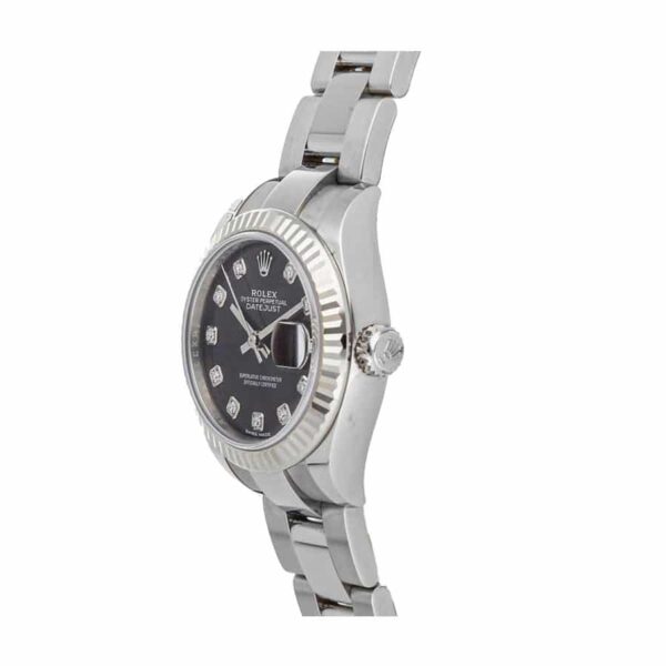 Rolex Lady-Datejust 279174 White Gold Fluted Bezel Precision Super Clone 1:1 Replica Watch | V-UNION