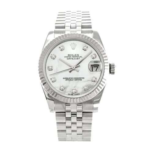 rolex-datejust-31mm-178274-steel-white-gold-automatic-mother-pearl-diamond-dial.jpg Rolex Datejust 178274 MOP Diamond Dial Swiss Super Clone 1:1 Replica Watch | V-UNION