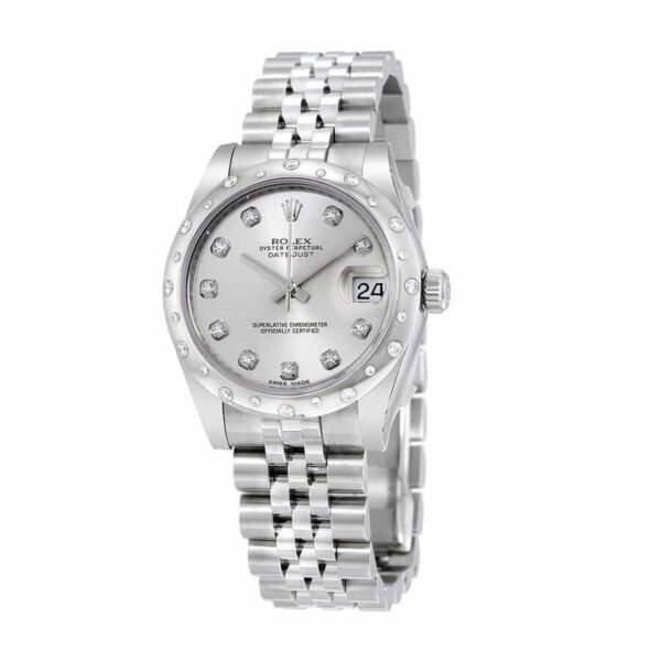 rolex-datejust-31mm-178344-steel-white-gold-automatic-mother-pearl-diamond-dial-replica.jpg Rolex Datejust 178344 Diamond Bezel Super Clone 1:1 Replica Watch | V-UNION