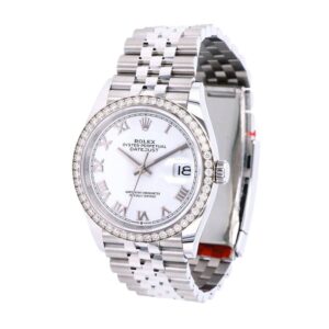 rolex-datejust-36-126284rbr-white-roman-dial.jpg Rolex Datejust 126284RBR Super Clone 1:1 Replica Watch | V-UNION