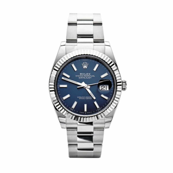rolex-datejust-blue-dial-steel-replica-watch.jpg Rolex Datejust 126300 Super Clone 1:1 Replica Watch | V-UNION