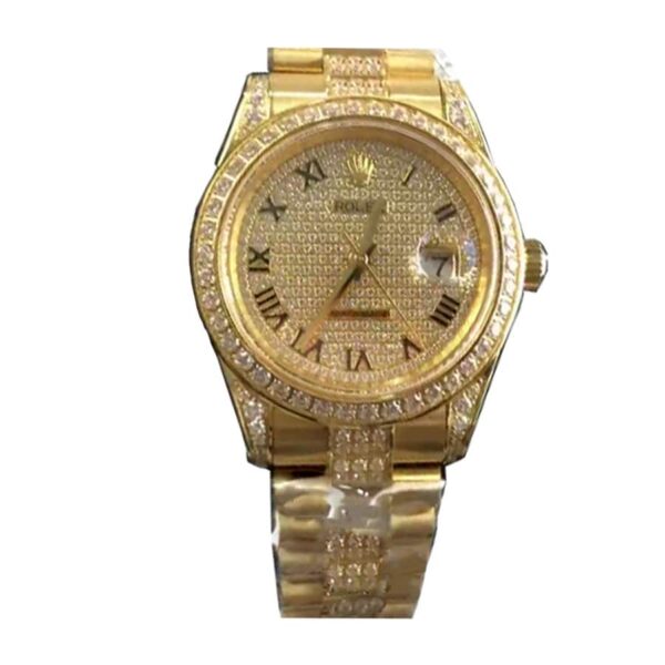 Rolex Day-Date Iced Out Super Clone 1:1 Replica Watch | V-UNION