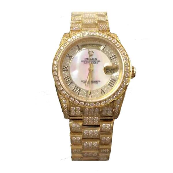 rolex-datejust-yellow-gold-diamond-roman-dial-iced-out-116626-replica.jpg Rolex Yacht-Master 116628 Super Clone 1:1 Replica Watch | V-UNION