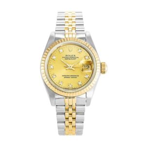 rolex-datejust-yellow-gold-steel-diamond-69173.jpg Rolex Datejust 69173 Diamond Dial Super Clone 1:1 Replica Watch | V-UNION