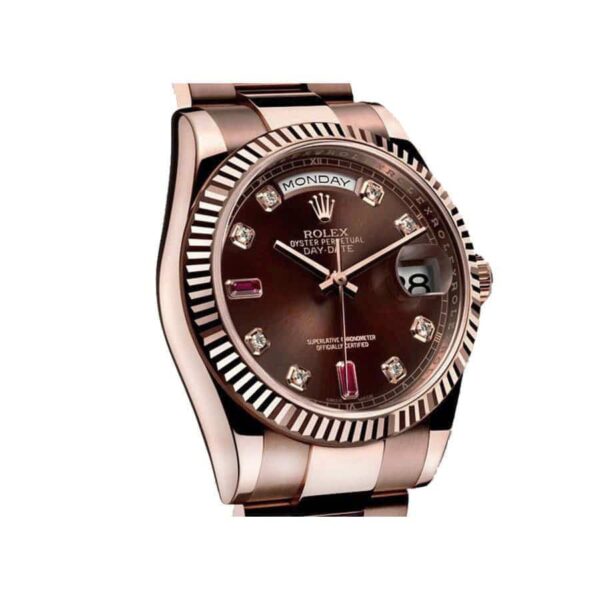 rolex-day-date-128235-ar-stainless-steel-with-rose-gold-wrapped-chocolate.jpg Rolex Day-Date 128235 Super Clone 1:1 Replica Watch | V-UNION