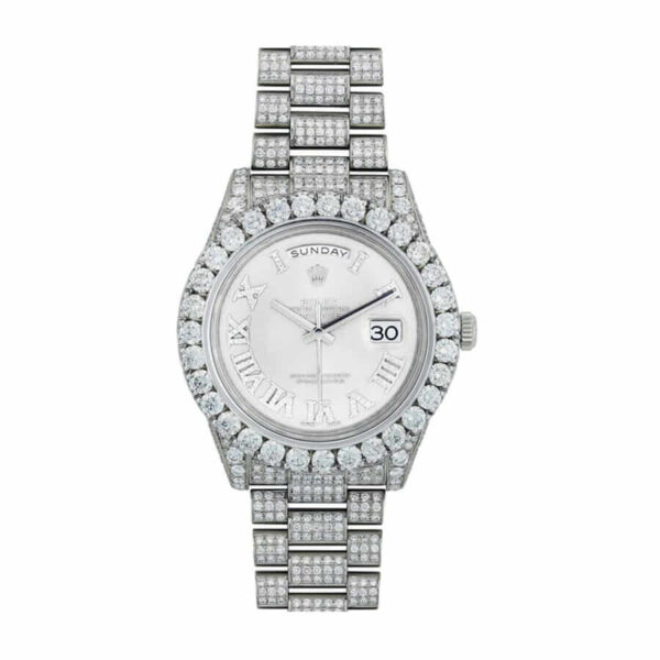 rolex-day-date-2-ii-president-white-gold-diamond-218239-white-dial-replica-1.jpg Rolex Day-Date 218239 Super Clone 1:1 Replica Watch | V-UNION