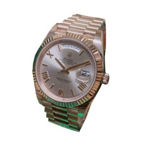 rolex-day-date-228235-ar-stainless-steel-with-rose-gold-wrapped-rhodium-dial-replica2.jpg Rolex Day-Date 228235 Super Clone 1:1 Replica Watch | V-UNION
