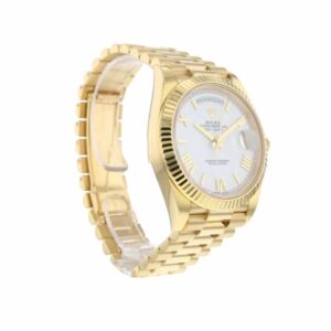 rolex-day-date-228238-2018-ew-yellow-gold-silver-diagonal-dial-4.jpg Rolex Day-Date 228238 Super Clone 1:1 Replica Watch | V-UNION