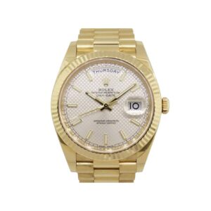rolex-day-date-228238-yellow-gold-silver-diagonal-dial-replica2.jpg Rolex Day-Date 228238 Super Clone 1:1 Replica Watch | V-UNION