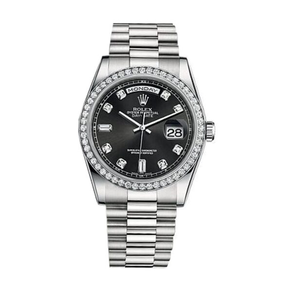 rolex-day-date-228349rbr-white-gold-diamond-automatic-diamonds-sapphire-dial-replica.jpg Rolex Day-Date 228349RBR First White Diamond Super Clone 1:1 Replica Watch | V-UNION