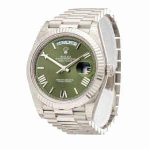 rolex-day-date-40-228239-stainless-steel-blue-dial-replica.jpg Rolex Day-Date 228239 Super Clone 1:1 Replica Watch | V-UNION