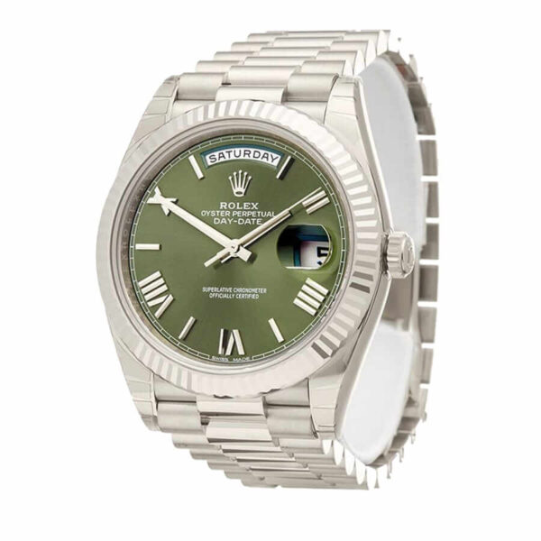 rolex-day-date-40-228239-stainless-steel-blue-dial-replica.jpg Rolex Day-Date 228239 Super Clone 1:1 Replica Watch | V-UNION