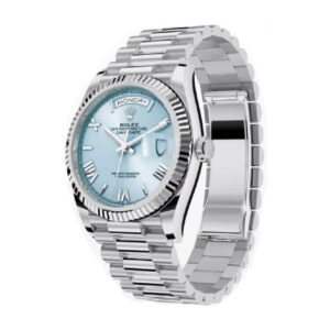 rolex-day-date-blue-grooved-replica-1.jpg Rolex Day-Date 228236 Super Clone 1:1 Replica Watch | V-UNION
