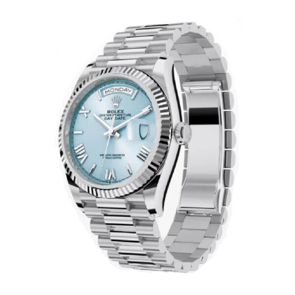 rolex-day-date-blue-grooved-replica-1.jpg Rolex Day-Date 228236 Super Clone 1:1 Replica Watch | V-UNION
