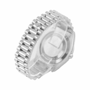 rolex-day-date-ii-218239-v6-stainless-steel-white-dial-2.jpg Rolex Day-Date 228396TBR Ice Blue Baguette Super Clone 1:1 Replica Watch | V-UNION