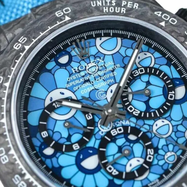 rolex-daytona-blue-dial-replica-2.webp Rolex Cosmograph Daytona 116509 Super Clone 1:1 Replica Watch | V-UNION