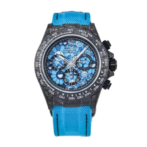 rolex-daytona-cosmograph-automatic-blue-sun-flower-pattern-dial-replica.jpg Rolex Cosmograph Daytona 116509 Super Clone 1:1 Replica Watch | V-UNION